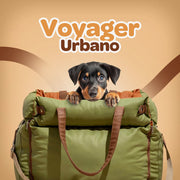 Cama Reforçada para Assento de Carro de Couro Sintético Deluxe - Voyager Urbano