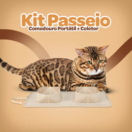 KIT Passeio | Comedouro Portátil + Coletor Higiênico