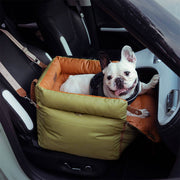 Cama Reforçada para Assento de Carro de Couro Sintético Deluxe - Voyager Urbano